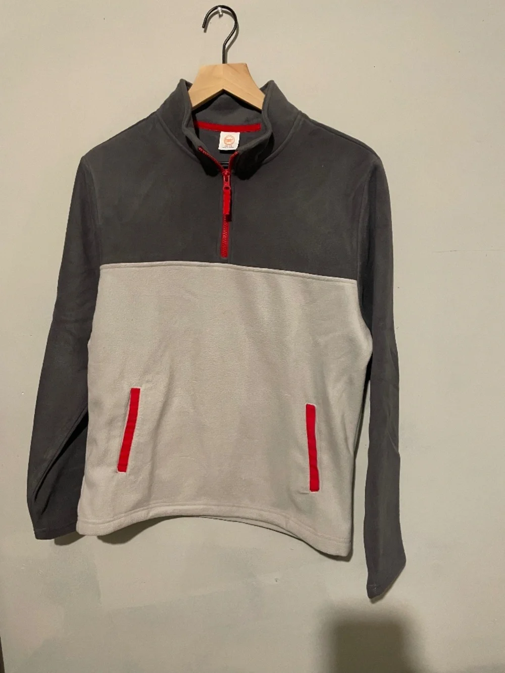 Wonder nation women’s XXL gray pullover a quarter zipper